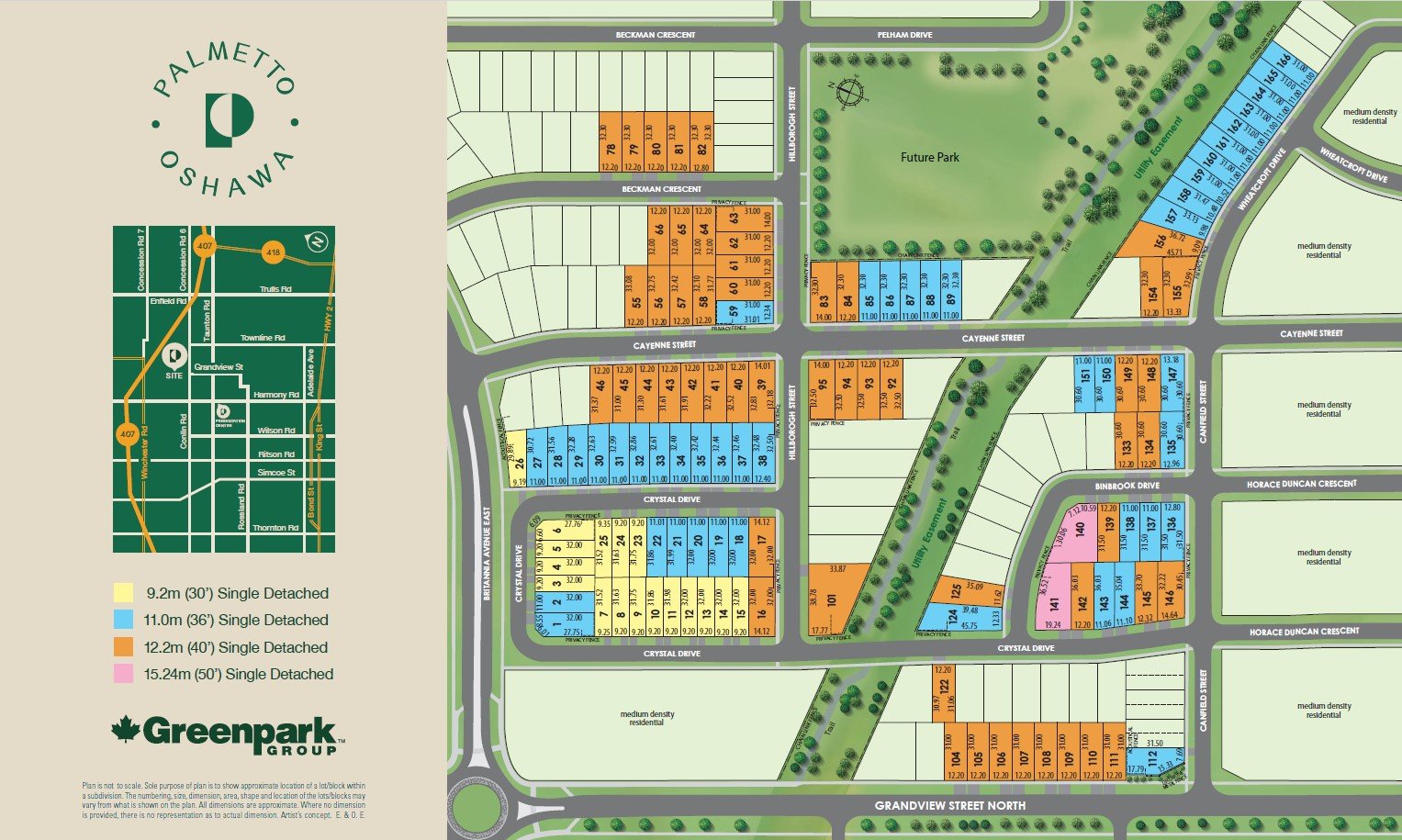 palmeto site plan